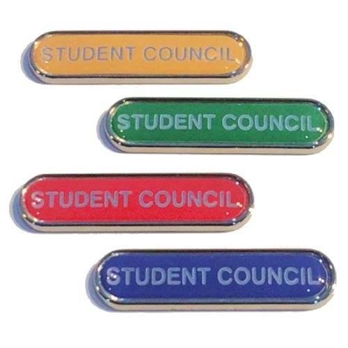 STUDENT COUNCIL bar badge